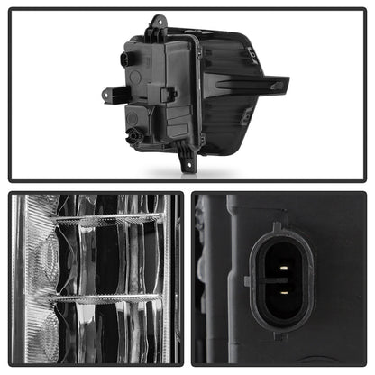SPYDER GMC Yukon AT4 21-23 Only OEM Style Full Led Fog Lights W/ Switch FL-GY21-AT4-LED-C 9055492