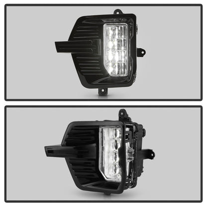 SPYDER GMC Yukon AT4 21-23 Only OEM Style Full Led Fog Lights W/ Switch FL-GY21-AT4-LED-C 9055492