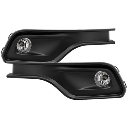 SPYDER 22-25 Jeep Compass OEM Style Fog Lights w/Switch - Clear (FL-JCOM22-C) 9054389