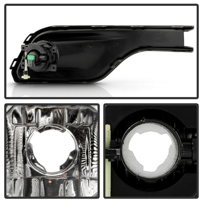SPYDER 22-25 Jeep Compass OEM Style Fog Lights w/Switch - Clear (FL-JCOM22-C) 9054389
