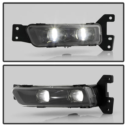 SPYDER 17-21 Jeep Grand Cherokee SRT OEM LED Fog Lights - Left (FL-JGC17-LED-L) 9054396