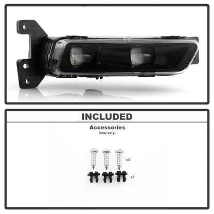 SPYDER 17-21 Jeep Grand Cherokee SRT OEM LED Fog Lights - Right (FL-JGC17-LED-R) 9054402