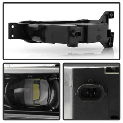 SPYDER 17-21 Jeep Grand Cherokee SRT OEM LED Fog Lights - Right (FL-JGC17-LED-R) 9054402