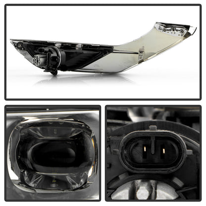 SPYDER 22-24 Mitsubishi Outlander OEM LED Fog Light w/ Switch - Clear (FL-MOUT22-LED-C) 9054242