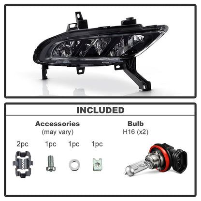 SPYDER 16-18 Nissan Maxima OEM Fog Light - Right (FL-NM2016-R) FL-NM2016-R