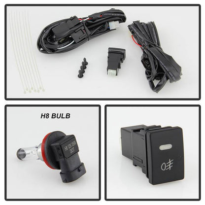 Spyder Toyota Sienna 11-17 SE Models Only OEM Fog Lights w/OEM Fit Switch - H8 (Included) - Clear 5086341