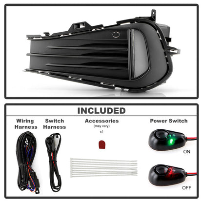 SPYDER Volkswagen Jetta 22-24 OEM Style Daytime Running Lights FL-VJ2022-LED-C 9055539