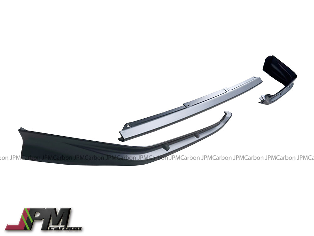 Mugen Style Unpainted PP(Polypropylene) Front Lip (3pcs) For 2022-2025 Honda Civic 11th Gen