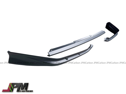 Mugen Style Unpainted PP(Polypropylene) Front Lip (3pcs) For 2022-2025 Honda Civic 11th Gen