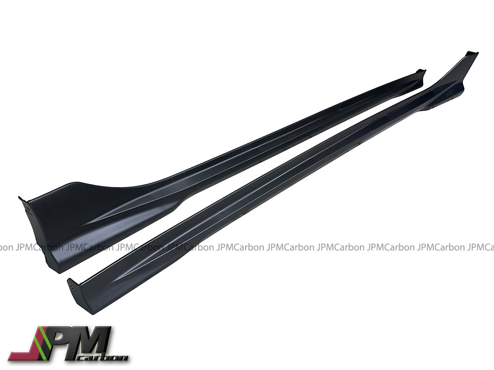 Mugen Style Unpainted PP(Polypropylene) Side Skirt Lips For 2022-2025 Honda Civic 11th Gen