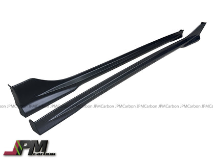 Mugen Style Unpainted PP(Polypropylene) Side Skirt Lips For 2022-2025 Honda Civic 11th Gen