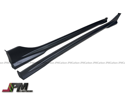 Mugen Style Unpainted PP(Polypropylene) Side Skirt Lips For 2022-2025 Honda Civic 11th Gen