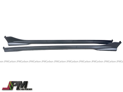 Mugen Style Unpainted PP(Polypropylene) Side Skirt Lips For 2022-2025 Honda Civic 11th Gen