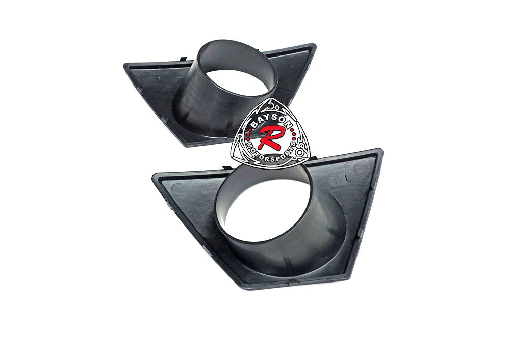 Fog Light Covers For 2006-2011 Honda Civic (JDM Spec 4Dr Sedan, Only works with MU RR Style Front Bumper)
