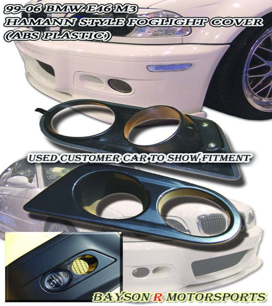 H-Style Foglight Covers For 2001-2006 BMW 3-Series M3 E46