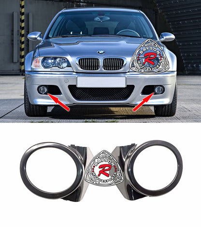 Fog Lamp Round Trim Cover For 1999 - 2006 BMW 3-Series E46