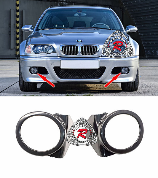 Fog Lamp Round Trim Cover For 1999 - 2006 BMW 3-Series E46