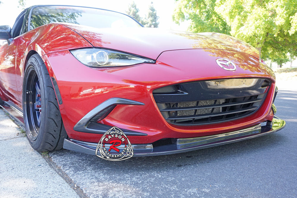 Front Bumper Foglight Trim (Carbon Fiber) For 2016-2024 Mazda Miata