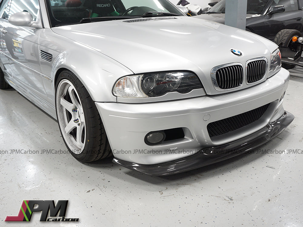 [JPMCarbon] GT4 Style Front Lip (Carbon Fiber) For 2001-2006 BMW M3 (M3 Only, E46)