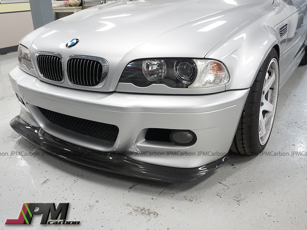 [JPMCarbon] GT4 Style Front Lip (Carbon Fiber) For 2001-2006 BMW M3 (M3 Only, E46)