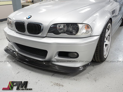 [JPMCarbon] GT4 Style Front Lip (Carbon Fiber) For 2001-2006 BMW M3 (M3 Only, E46)