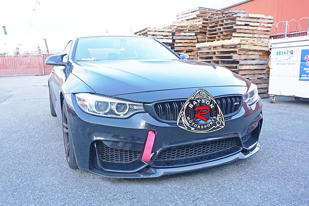 CS Style Front Lip (Carbon Fiber) For 2015-2020 BMW M3 (F80)/M4 (F82/F83)
