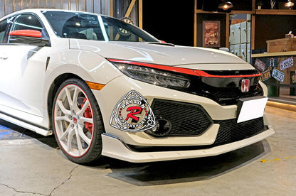 MU Style Front Lip (ABS Plastic) For 2017-2021 Honda Civic Type R (FK8)