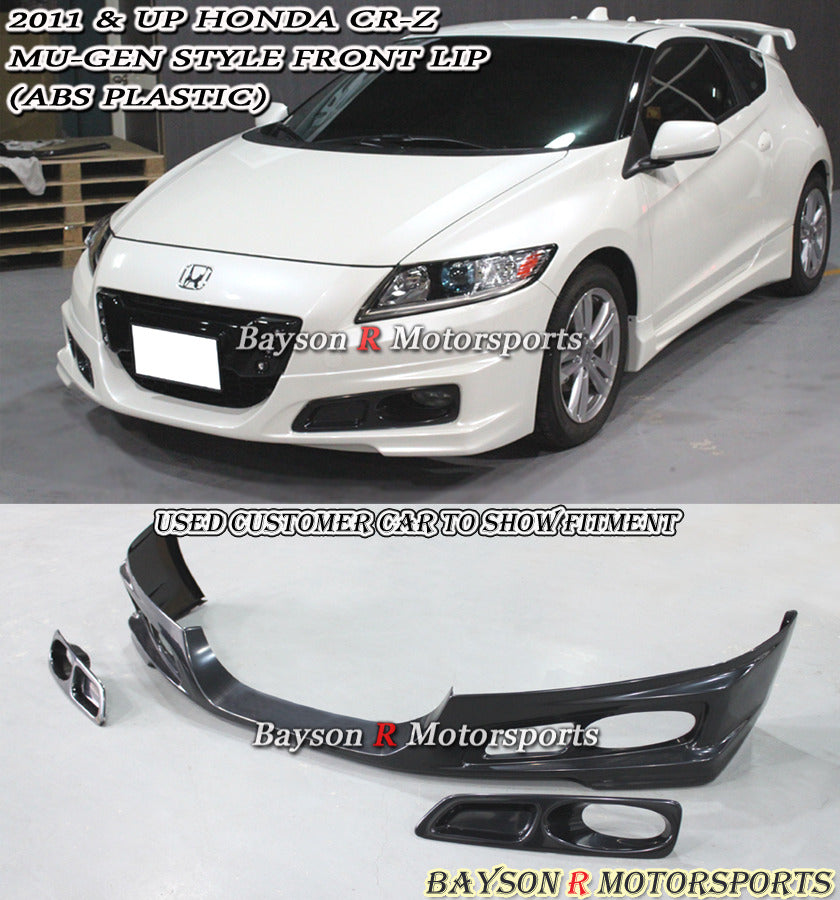 MU Style Front Lip For 2011-2012 Honda CR-Z