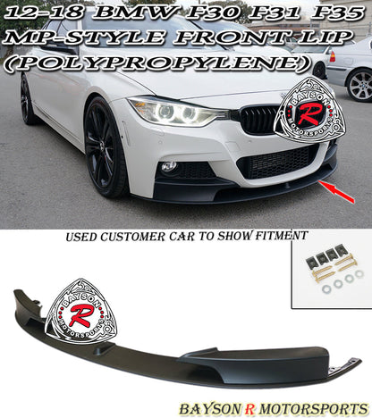MP Style Front Lip For 2012-2018 BMW 3-Series (F30/F31)