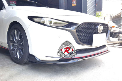 CK Style Front Lip For 2019-2024 Mazda-3 (5Dr Hatchback)