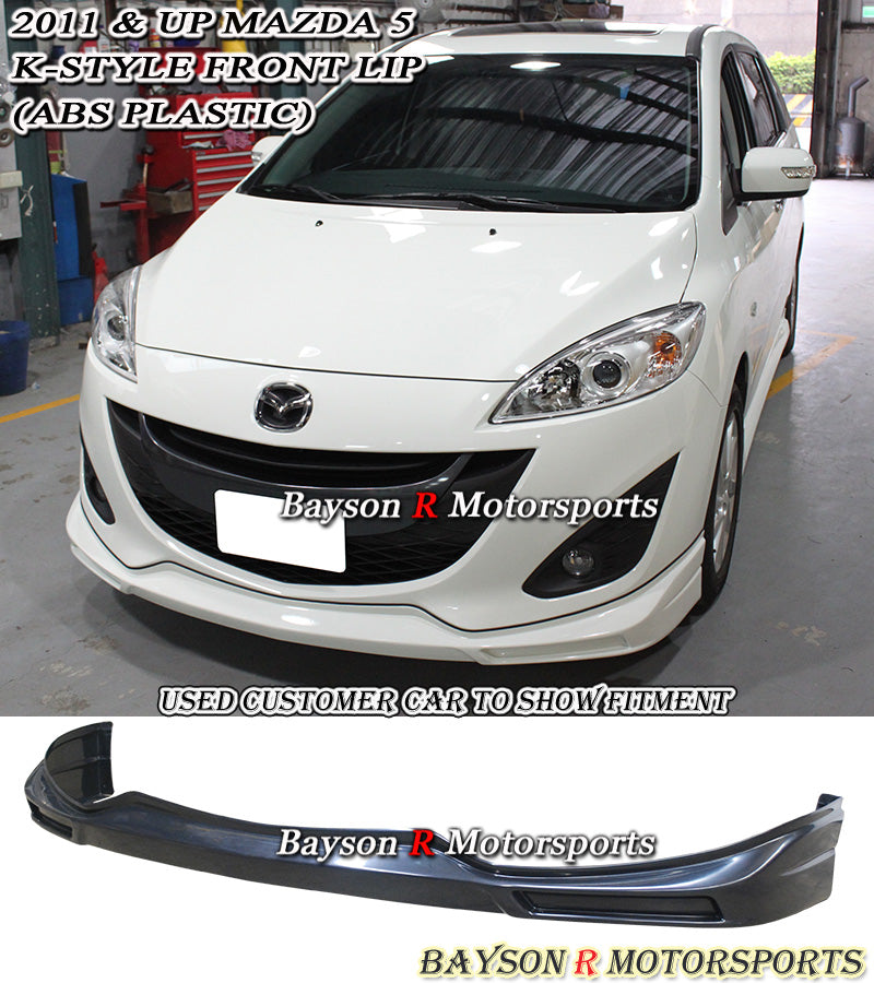 K Style Front Lip For 2011-2015 Mazda-5