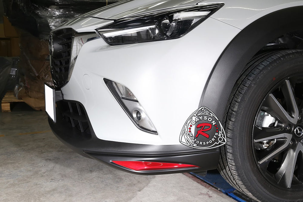 MZ Style Front Splitter For 2016-2021 Mazda CX-3