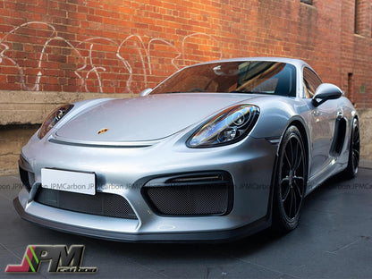 GT4 Style Front Lip For 2016 Porsche Cayman GT4/Boxster Spyder (981)