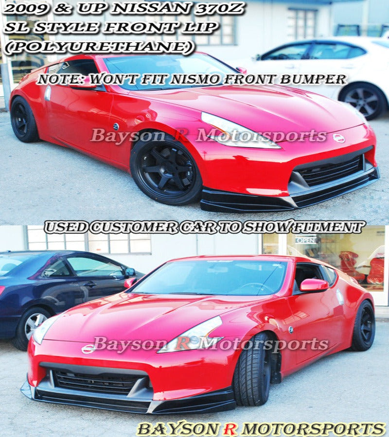 SL Style Front Lip For 2009-2012 Nissan 370Z
