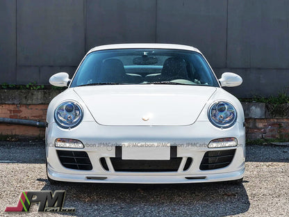 Aero Style Front Lip For 2009-2012 Porsche 911 Carrera with Aerokit Package / GTS / Speedster (997.2)