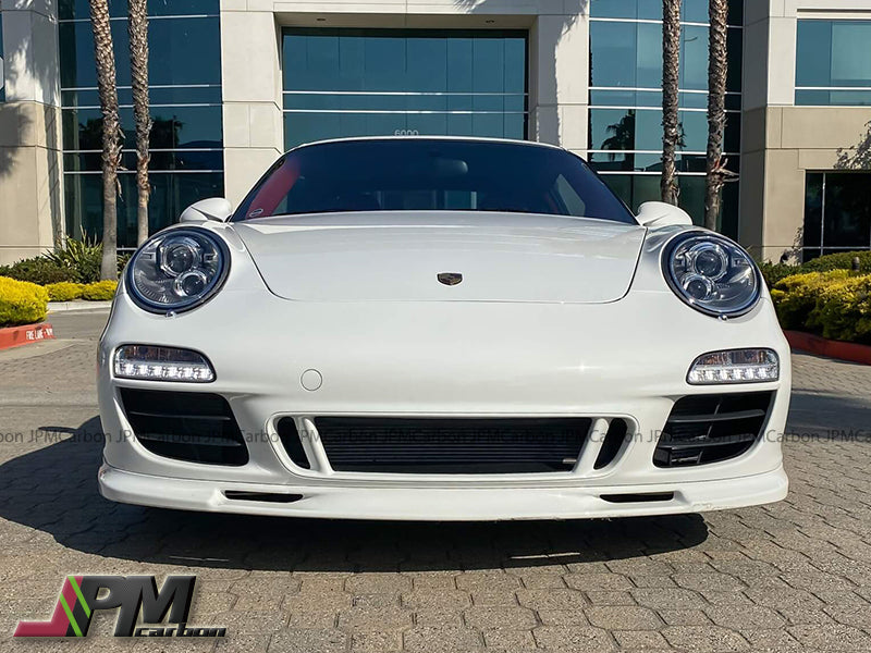 Aero Style Front Lip For 2009-2012 Porsche 911 Carrera with Aerokit Package / GTS / Speedster (997.2)