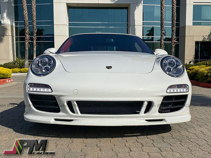 Aero Style Front Lip For 2009-2012 Porsche 911 Carrera with Aerokit Package / GTS / Speedster (997.2)