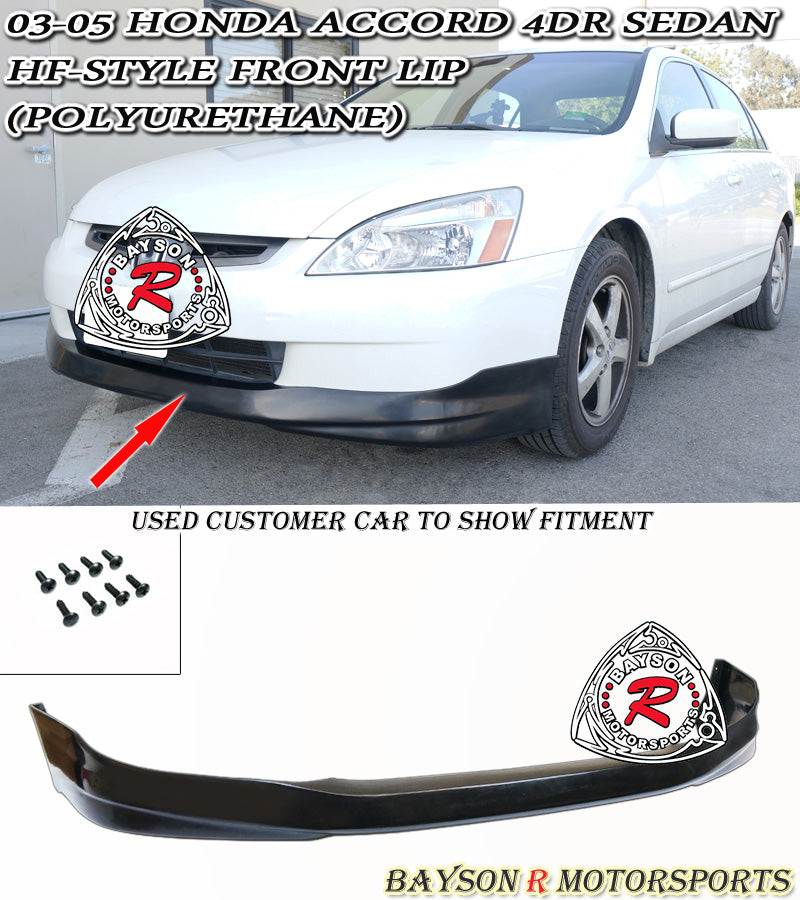 HF Style Front Lip For 2003-2005 Honda Accord (4Dr Sedan)