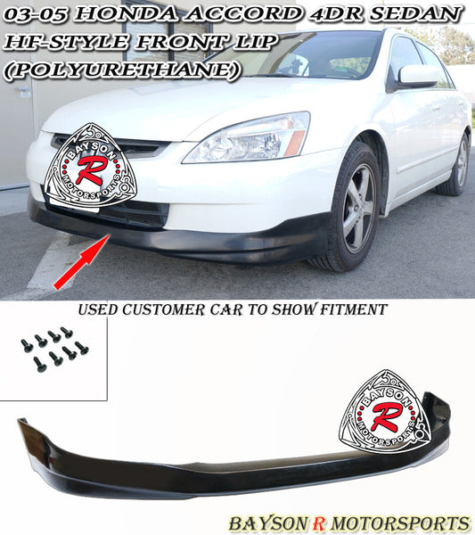 HF Style Front Lip For 2003-2005 Honda Accord (4Dr Sedan)