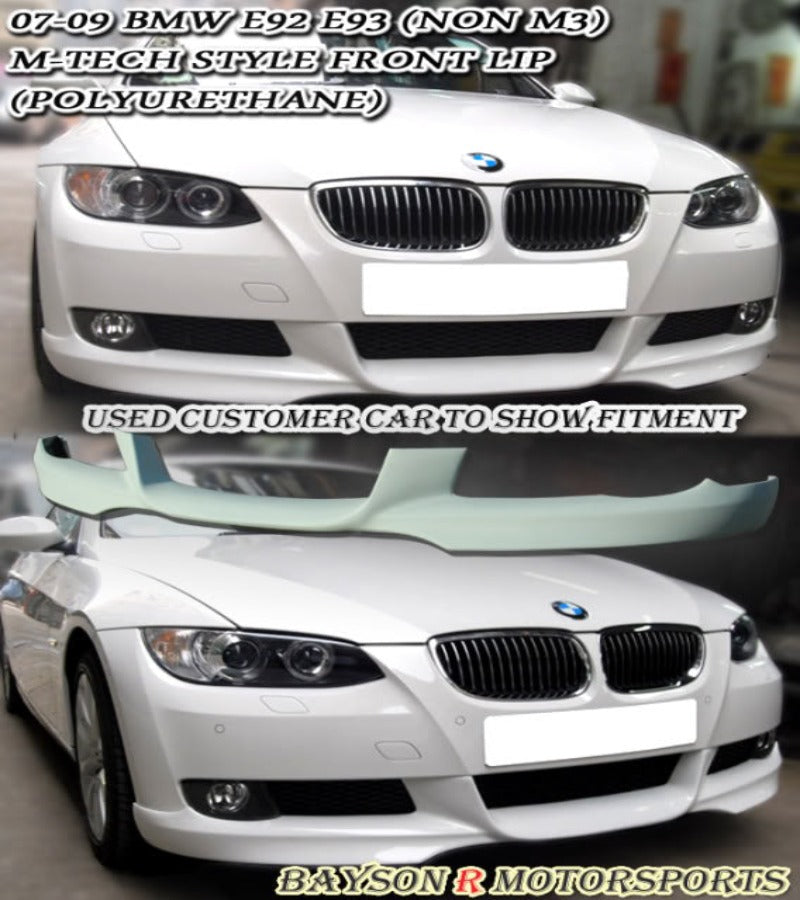 MT Style Front Lip For 2007-2010 BMW 3-Series (E92)