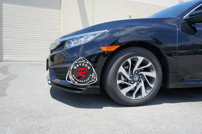 TR Style Front Lip For 2016-2018 Honda Civic (2Dr Coupe/4Dr Sedan)