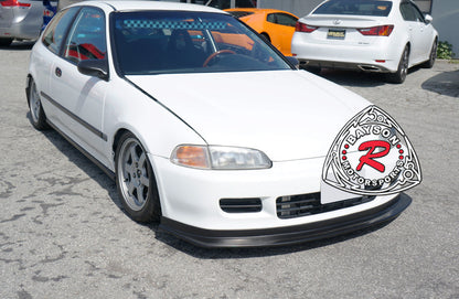 GV Style Front Lip For 1992-1995 Honda Civic (2Dr Coupe/3Dr Hatchback)
