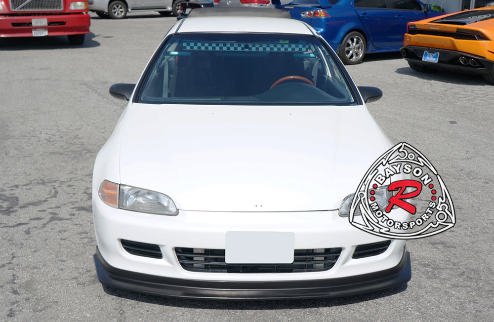 GV Style Front Lip For 1992-1995 Honda Civic (2Dr Coupe/3Dr Hatchback)