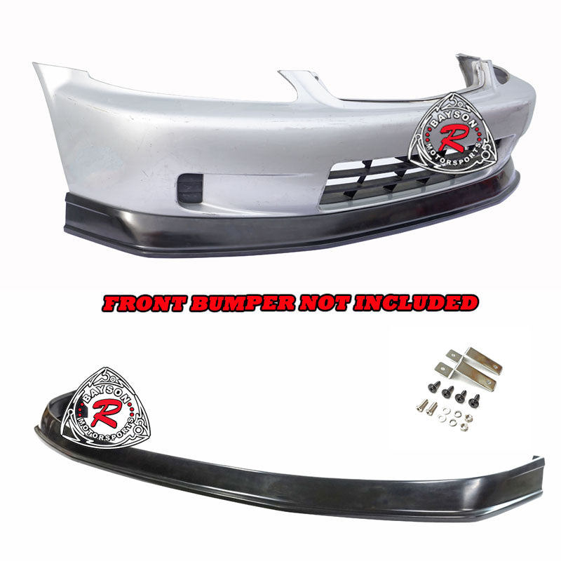 JB Style Front Lip For 1999-2000 Honda Civic (2Dr Coupe/3Dr Hatchback/4Dr Sedan)