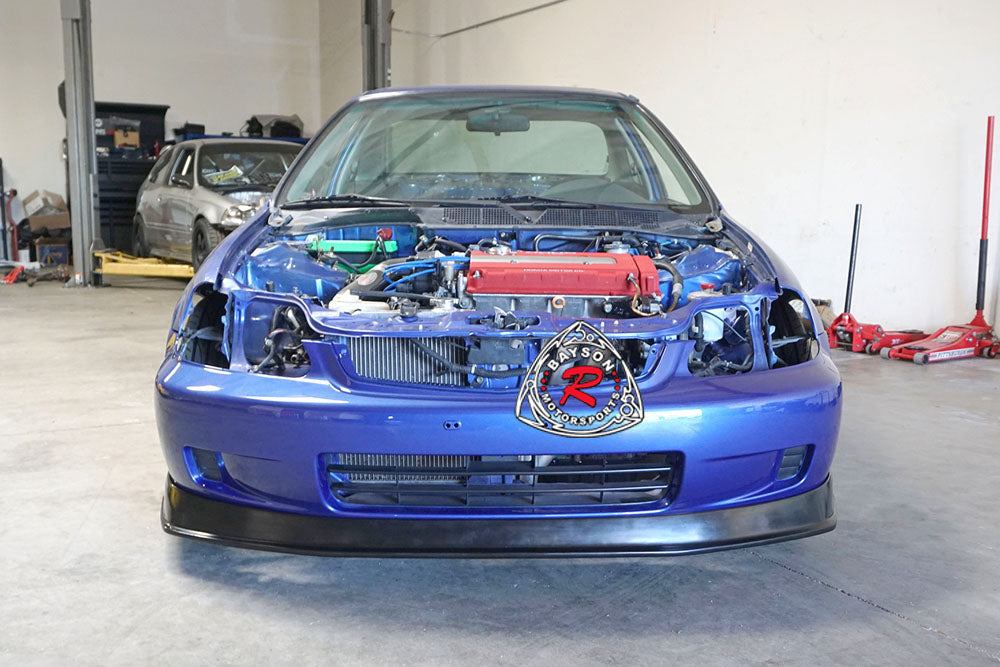 JB Style Front Lip For 1999-2000 Honda Civic (2Dr Coupe/3Dr Hatchback/4Dr Sedan)
