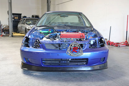 JB Style Front Lip For 1999-2000 Honda Civic (2Dr Coupe/3Dr Hatchback/4Dr Sedan)