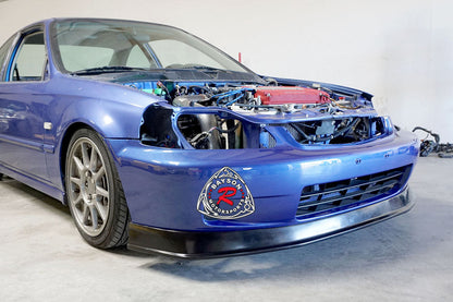 JB Style Front Lip For 1999-2000 Honda Civic (2Dr Coupe/3Dr Hatchback/4Dr Sedan)