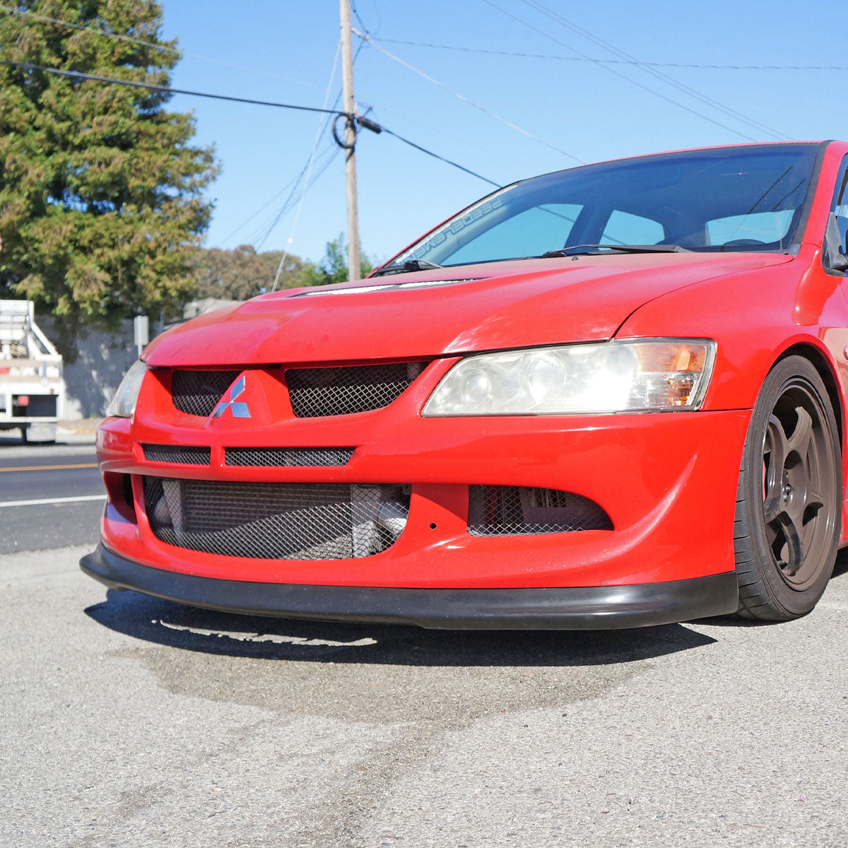 DL Style Front Lip For 2003-2005 Mitsubishi Evolution-8