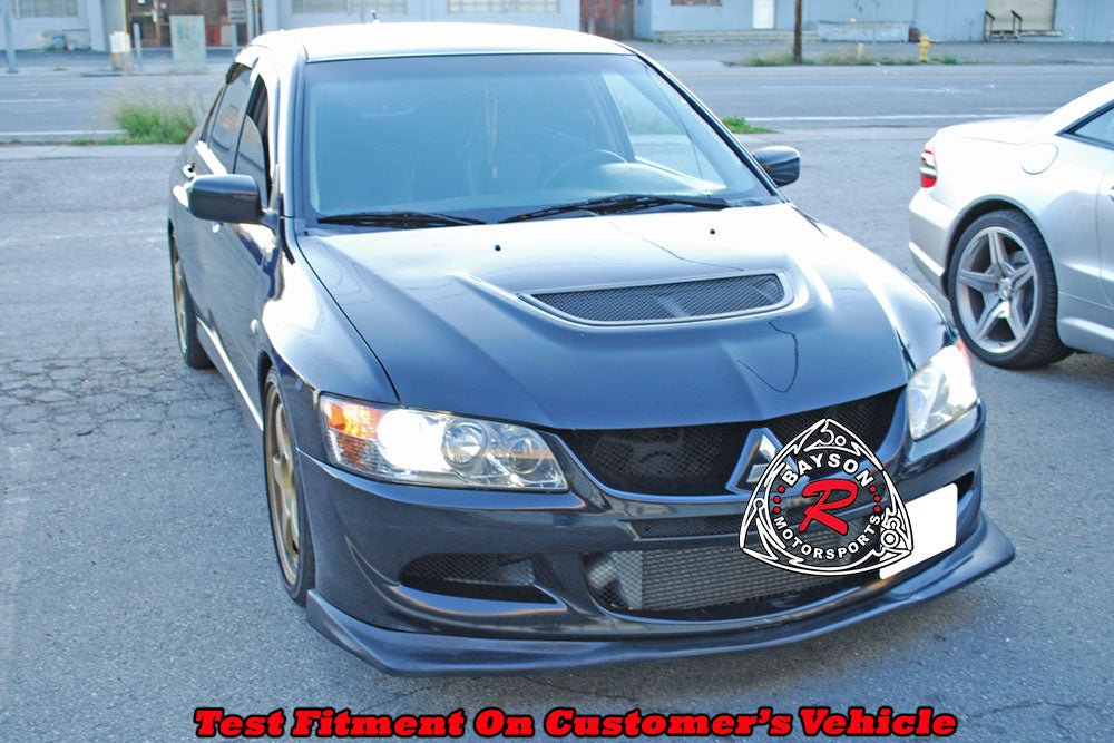 Var Style Front Lip For 2003-2005 Mitsubishi Evolution-8