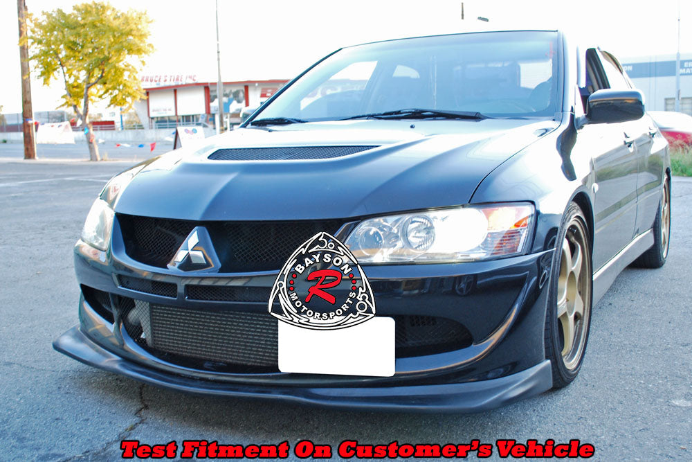 Var Style Front Lip For 2003-2005 Mitsubishi Evolution-8